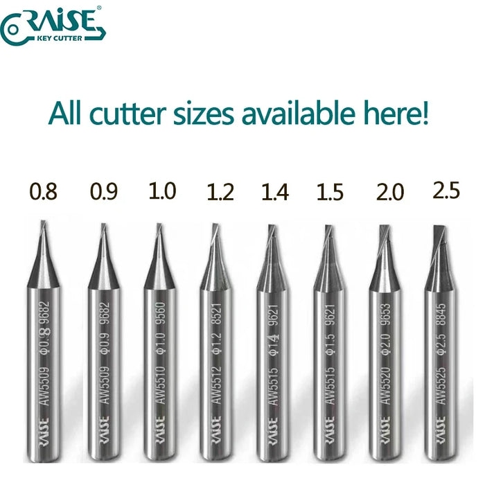 Key Cutter Milling Cutter with Resistant to breakage for Wenxing DEFU Manual Vertical Key Duplicating Machine Locksmith Tools