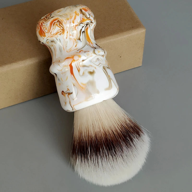 Dscosmetic A2S Soft synthetic hair shaving brush for man wet shaving coffee color handle shaving brush