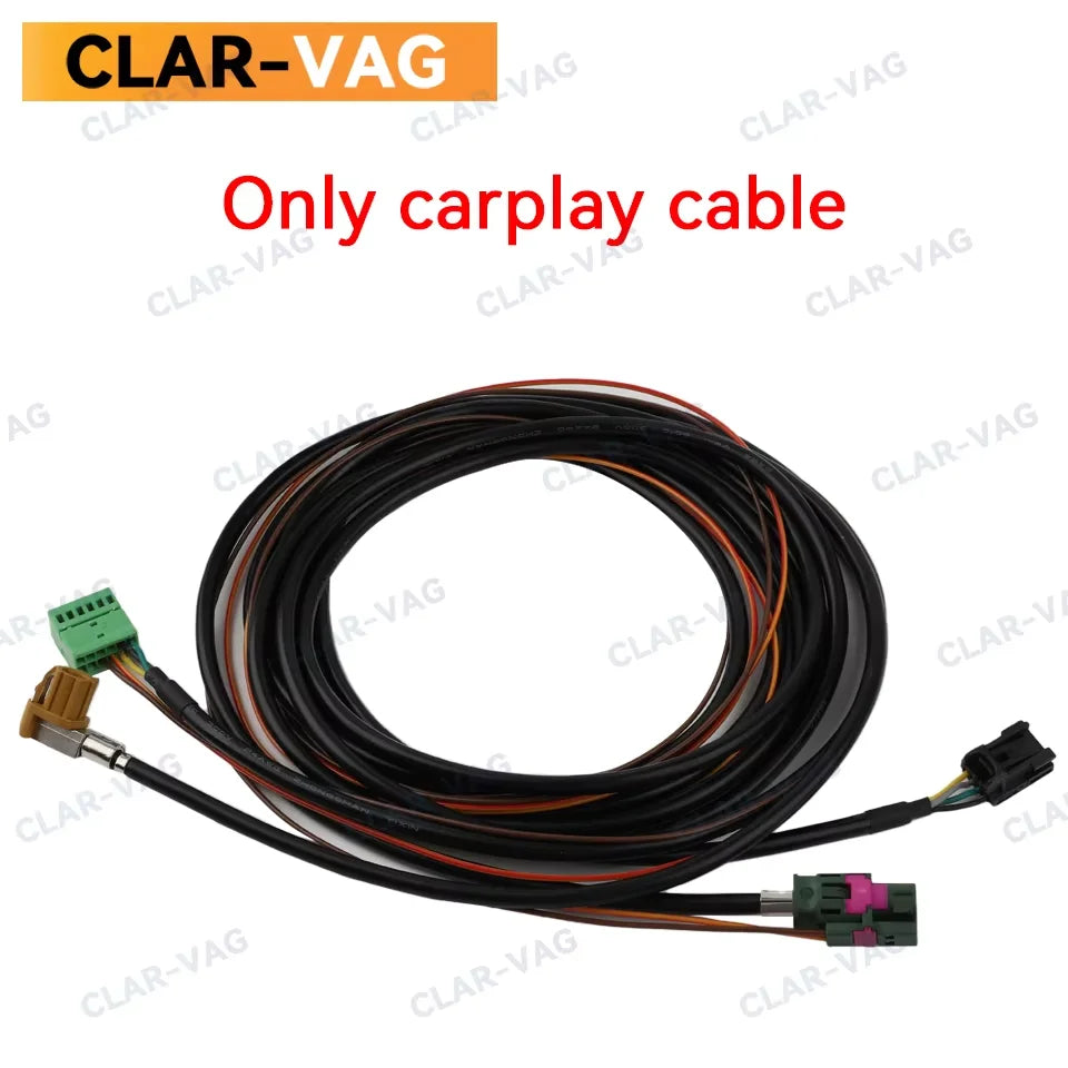 5G0035222E MIB2 USB CarPlay Media AUX Socket Switch Install Plug Button Harness For VW Golf 7 MK7 5Q0035726E 5Q0035222E