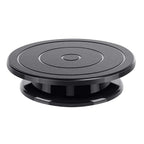 1/6pcs Cake Turntable Set Plastic Revolving Cake Decorating Stand Cake Icing Turntable includes 2 spatulas 3 icing spatulas