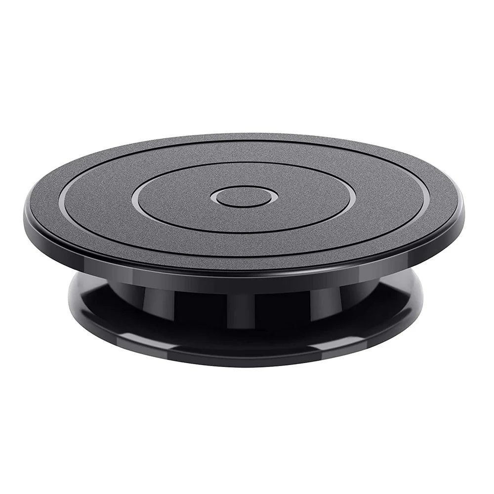 1/6pcs Cake Turntable Set Plastic Revolving Cake Decorating Stand Cake Icing Turntable includes 2 spatulas 3 icing spatulas