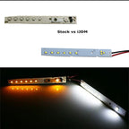 iJDM 9SMD LED Eyelid Eyebrow Modules For 2008-2010 BMW E60 LCI 5 Series 528i 535i 550i M5,HID Matching Xenon White