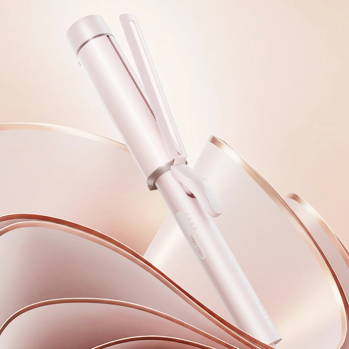 1.5 Inch Extra Large Curling Wand for Long Hair, Ceramic Tourmaline Barrel, 40M Negative Ions, Hair Curling Iron with 2 Clips &