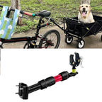 Bicycle Trailer Coupler Hitch Adapter Connect Rod Replacement, Style A/B