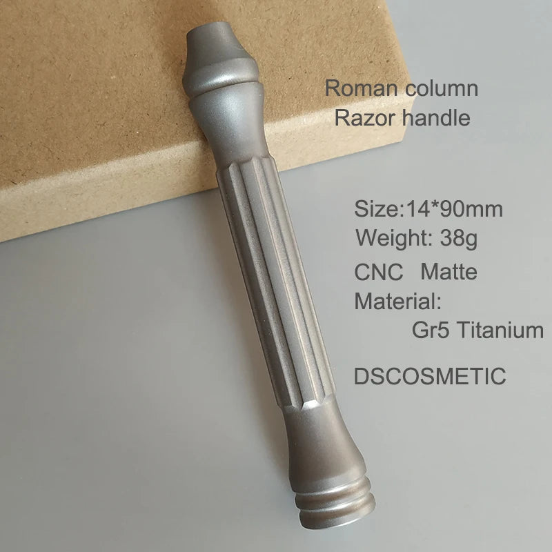 Dscosmetic Roman column Ti safety razor handle