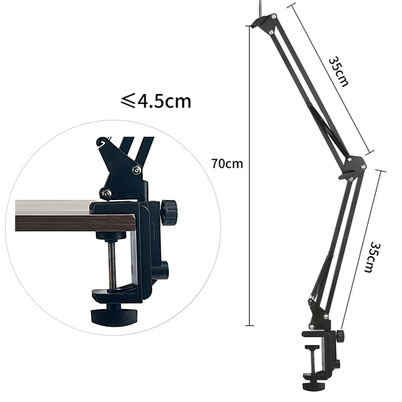 Desktop Arm Holder Mic Stand for Bm800 Microphone Stand with a Spider Cantilever Bracket Universal