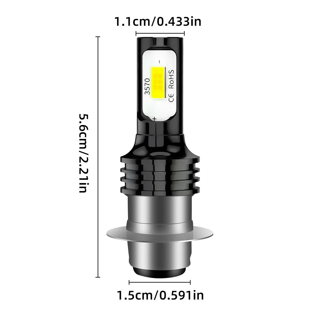 H6 H6M H15D Fit For Yamaha YFZ450R Rhino 700 Raptor YFM660 Fog Bulb 6000K Auto Fog Bulb 2 Pack