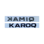 ABS Car Rear Emblem Trunk Badge Sticker for Octavia Kodiaq Karoq Superb Rapid Fabia Kamiq Yeti 4x4 Letter Logo Accessories