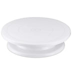 1/6pcs Cake Turntable Set Plastic Revolving Cake Decorating Stand Cake Icing Turntable includes 2 spatulas 3 icing spatulas