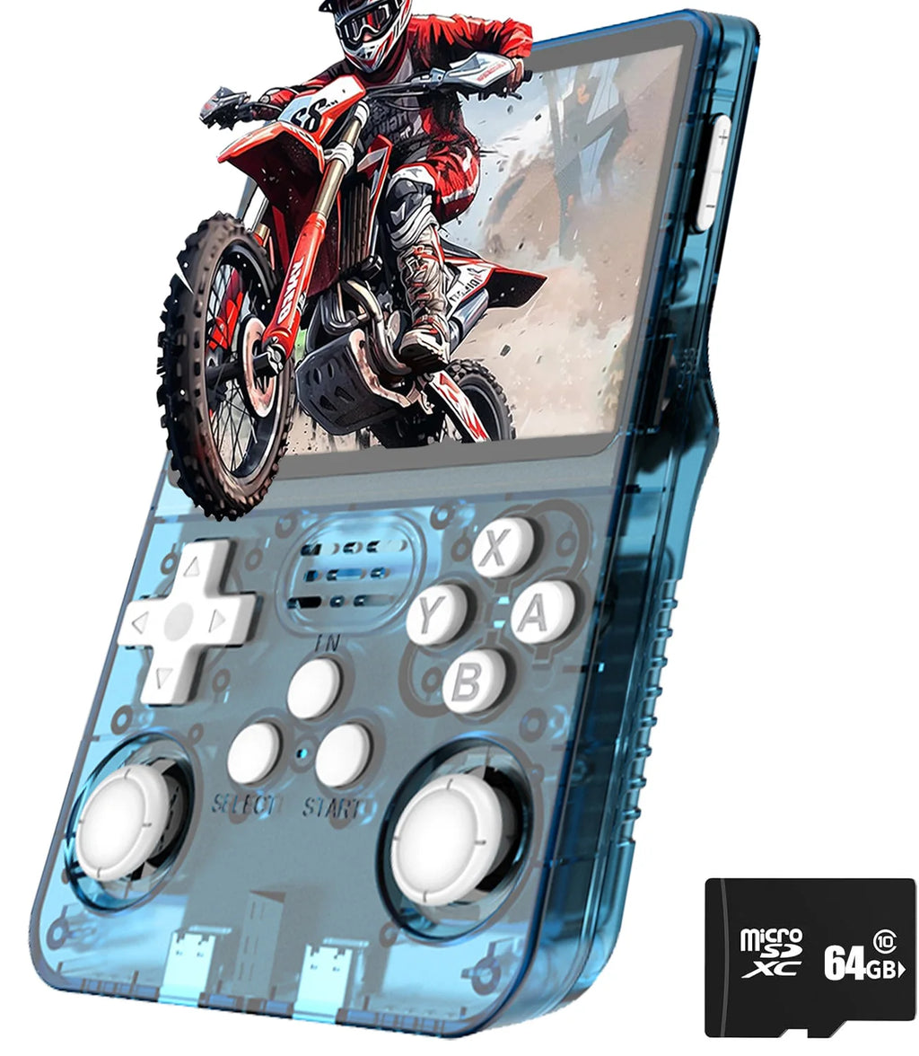 R36S Retro Video Game Console 3.5 Inch IPS Screen Linux System Handheld Game Consola Open Source Portable Game Player Boys Gift