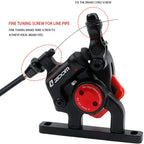 ZOOM Bicycle Hydraulic Brake R200 Road Bike Disc Brake Caliper Ultralight Double Piston PM Brakes Caliper for Shimano SRAM