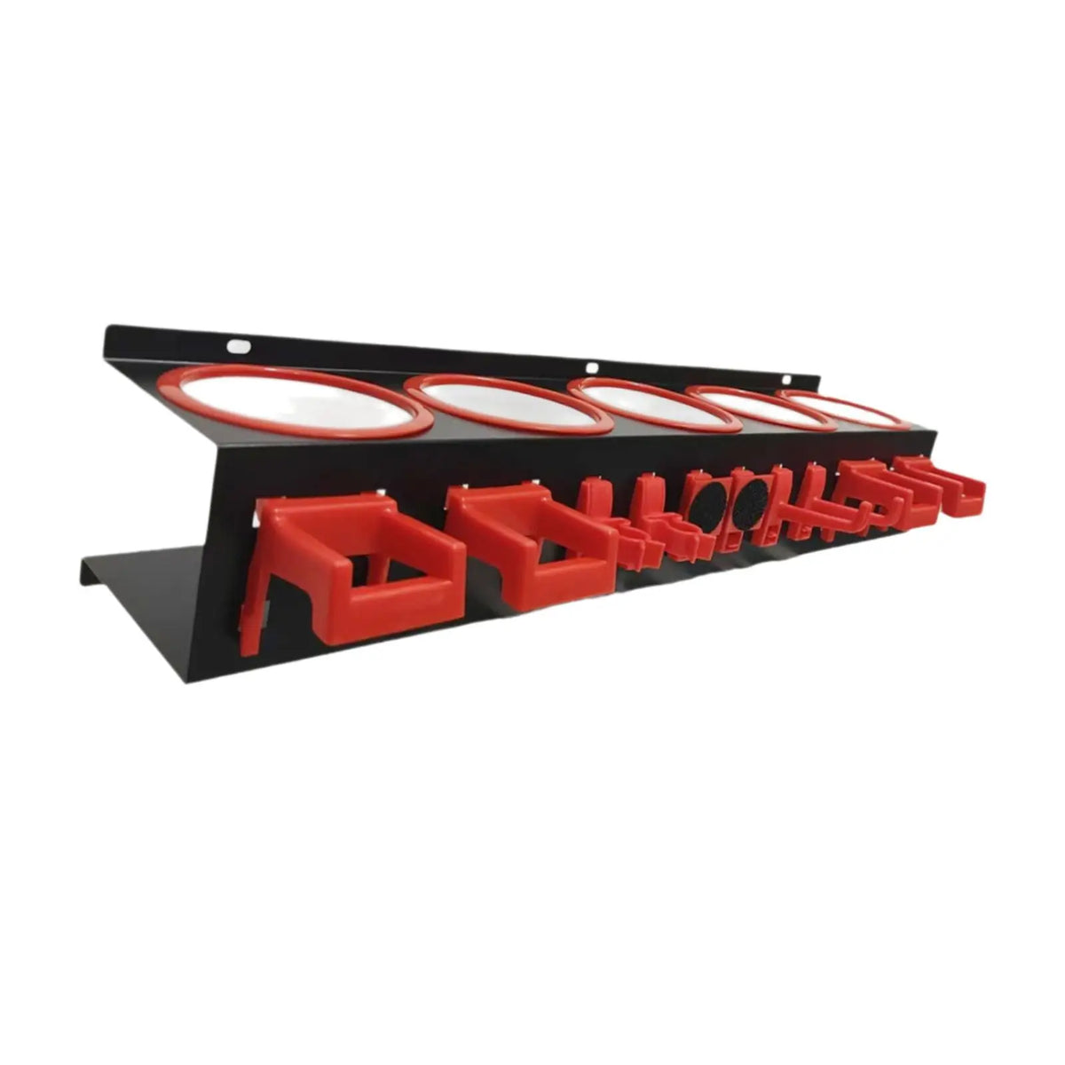 Spray Bottle Storage rack Mounted Bracket with Hooks Accessories Spray Can Organizer Display Hanging Garage Workplace