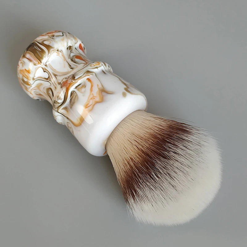 Dscosmetic A2S Soft synthetic hair shaving brush for man wet shaving coffee color handle shaving brush