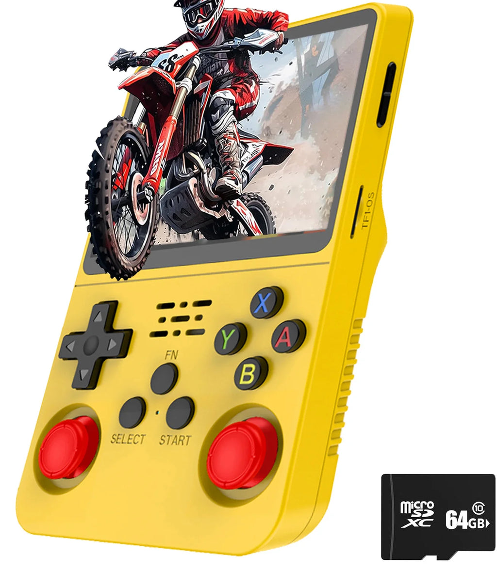 R36S Retro Video Game Console 3.5 Inch IPS Screen Linux System Handheld Game Consola Open Source Portable Game Player Boys Gift
