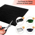 2/3/5PCS Oil Drain Splash Pads Anti Splash Oil Change Mat for Garage Automotive Car Oil Changing Transmission Drain Pan Mat