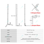 RGBIC Smart Floor Lamp 145cm/180cm LED Corner Mood Light, Tuya WiFi/Bluetooth, Remote