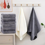 6/8/10 Pcs Coral Fleece Hand Towel Set , Soft Absorbent Skin-Friendly  Face Towels, Ideal for Home Bathroom Gym Hotel Spa Use