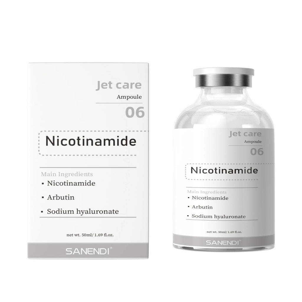 SANENDI Facial Skin Serum Ampoules Hydrating Brightening Skincare with Astaxanthin Copper Peptide PDRN Collagen Niacinamide HA