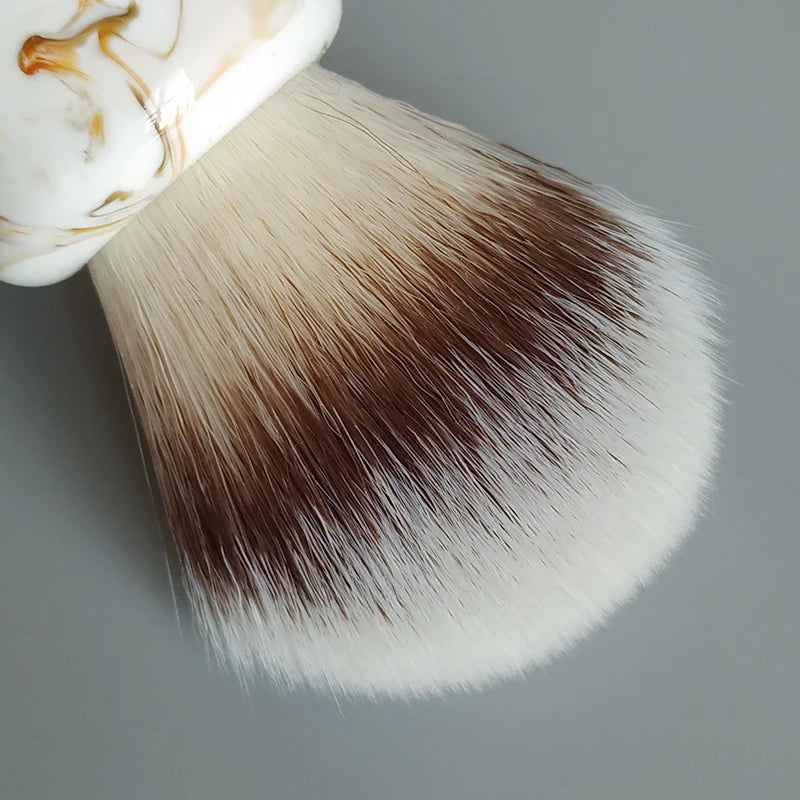 Dscosmetic A2S Soft synthetic hair shaving brush for man wet shaving coffee color handle shaving brush