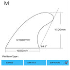 3Pcs Tri Surf Fins With Honeycomb Fibreglass for Surfboard Surf Fin Surfboard Accessories Water Sports Surfing Board