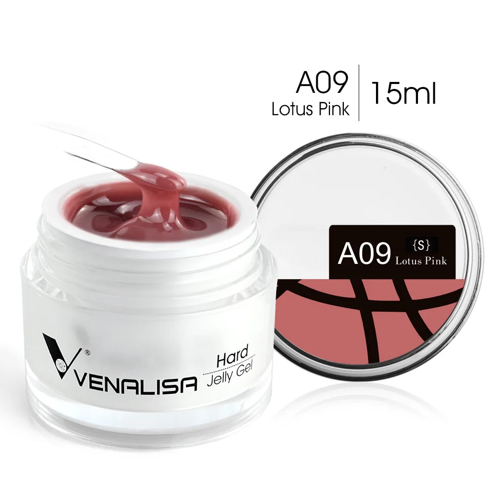 VENALISA 15ml Extension Jelly Gel Camouflage Color Nail Art Manicure Quality Poly Nail Gel Builder Extending UV LED Gel Nail