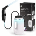 2.5L Portable Electric Bidet Rechargeable Shataf Hand Bidet Butt Sprayer for Personal Hygiene Cleaning Travel Camping Bidet