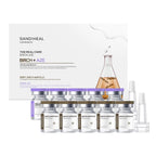 Plant Dual Effect Facial Ampoule Serum Vials Set, Cica B5/Niacinamide/Rice Bran, 10 vials