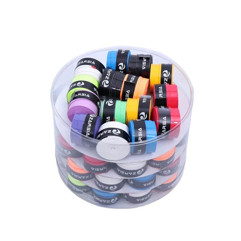60pcs ZARSIA Sticky Anti-skid Tennis Racket Grip Sweat Badminton Grips Tennis Racket Overgrips
