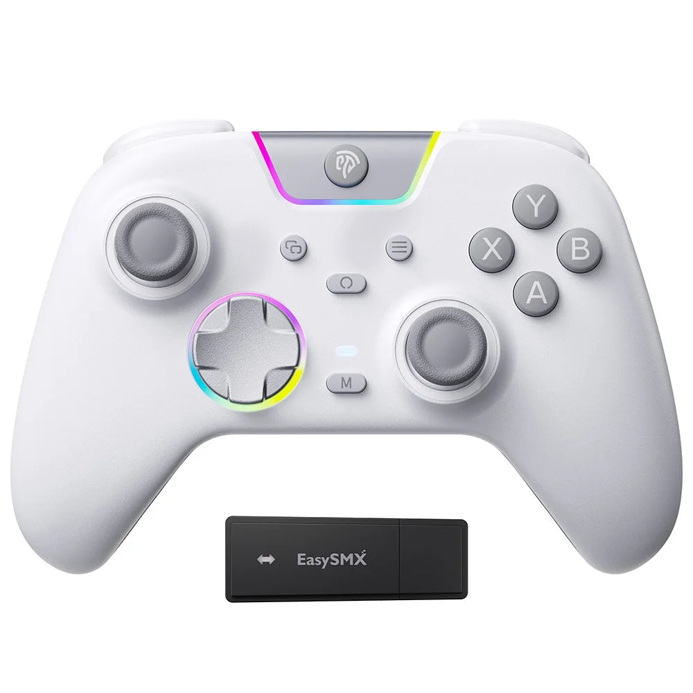 EasySMX X05 Pro Wireless Gamepad PC Controller Compatible with PC/Switch/Phone/Steam/TV, Dual Rumble Motors, Impulse Triggers