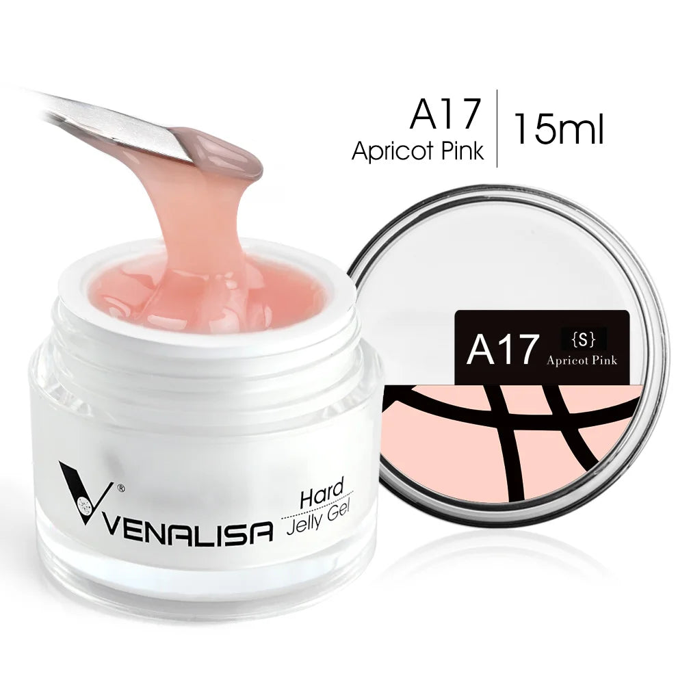VENALISA 15ml Extension Jelly Gel Camouflage Color Nail Art Manicure Quality Poly Nail Gel Builder Extending UV LED Gel Nail