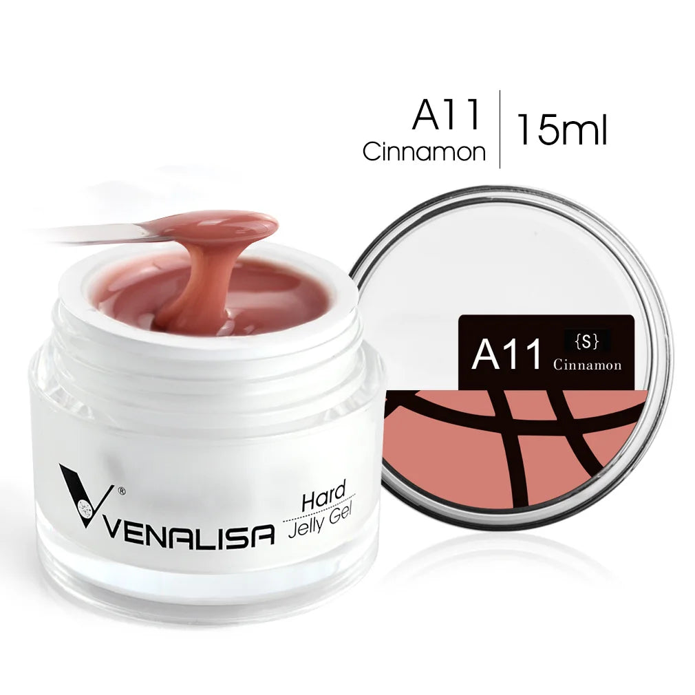 VENALISA 15ml Extension Jelly Gel Camouflage Color Nail Art Manicure Quality Poly Nail Gel Builder Extending UV LED Gel Nail