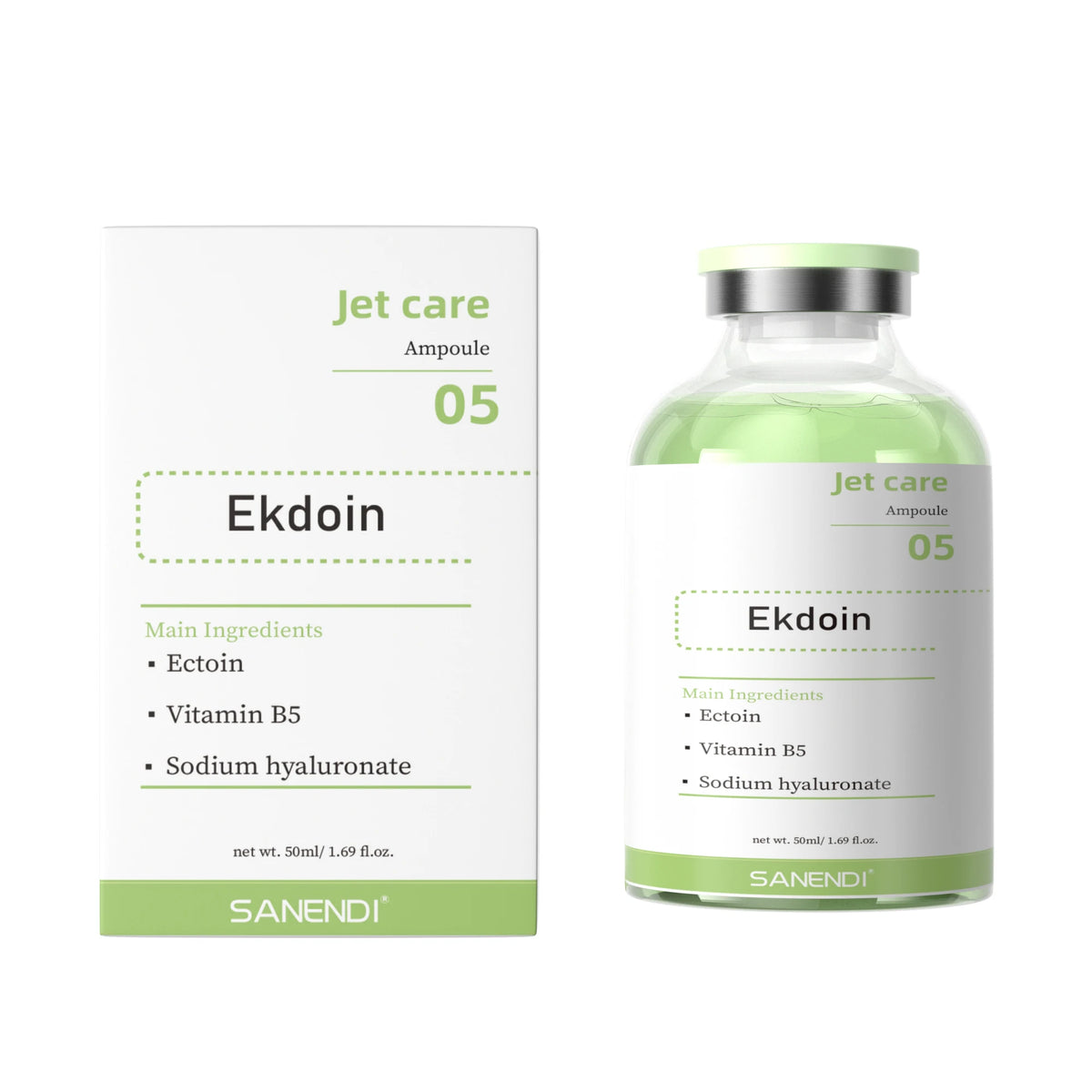 SANENDI Facial Skin Serum Ampoules Hydrating Brightening Skincare with Astaxanthin Copper Peptide PDRN Collagen Niacinamide HA