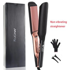 500F Hair Straightener High Temperature Flat Irons Wide Plate Plasma Ions for Keratin Treatment Frizzy Hair Recovers Damaged