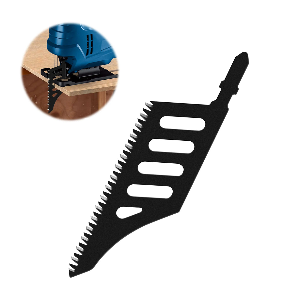Jigsaw Blade Extra Long Heavy Duty Scroll Saw Blades T-Shank Fine Coarse Teeth for Wood Aluminum Tight Spaces