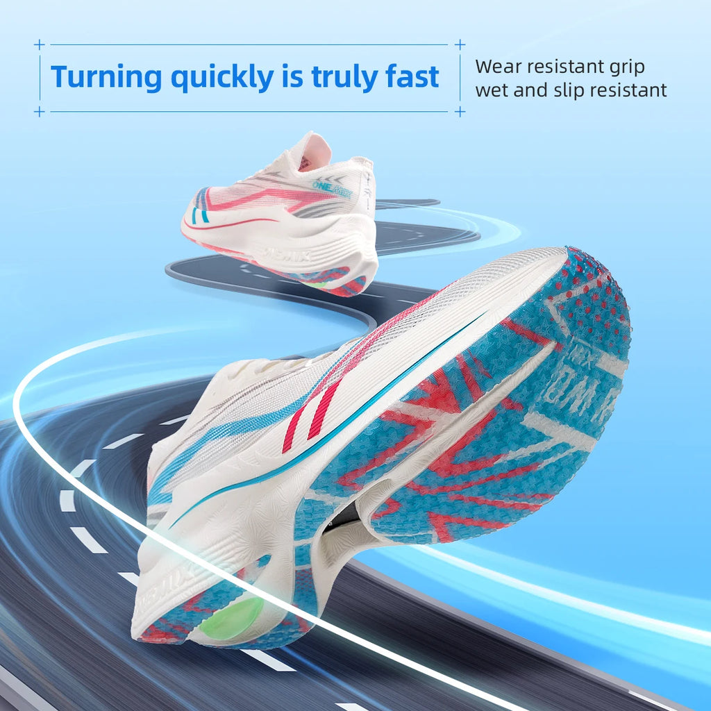 ONEMIX New Marathon Carbon Plate Running Racing Shoes Men Professional Stable Support Shock-relief Ultra-light Rebound Sneakers
