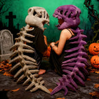 Dinosaur Skeleton Headgear Pillow - 4 Colors, Ideal for Party Cosplay Costume and Sofa Lounging Dino Pillows