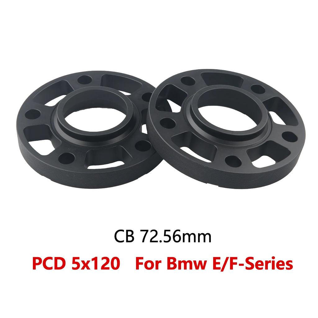 For Bmw E/F-Series 12/15/20mm Wheel Spacer Adapter PCD 5x120 CB 72.56mm 5-Lug Car 2Pieces/set Aluminium 6061-T6