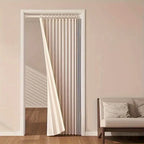 Room Divider Curtain for Kitchen and Balcony, Folding Privacy Panel with Soft Drape and Modern Home Style