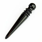 WUTA High Density Ebony Black Wood Leather Edge Burnisher Slicker Leather Craft Tool Polished Grinding Tool-3 Type Available