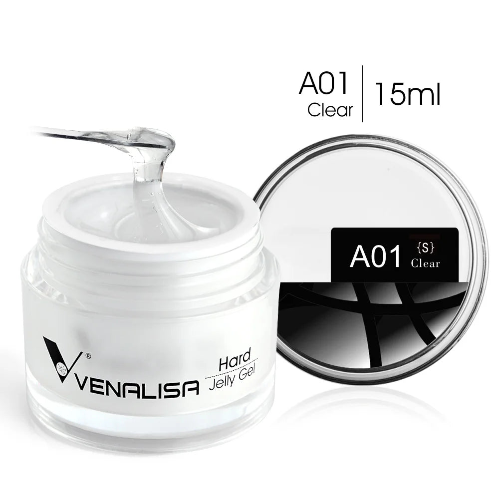 VENALISA 15ml Extension Jelly Gel Camouflage Color Nail Art Manicure Quality Poly Nail Gel Builder Extending UV LED Gel Nail