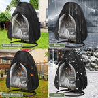 Hanging Chair Cover with Zipper Anti UV Sun Protector Outdoor Garden Swing Egg Chair Waterproof Rattan Seat Furniture Cover