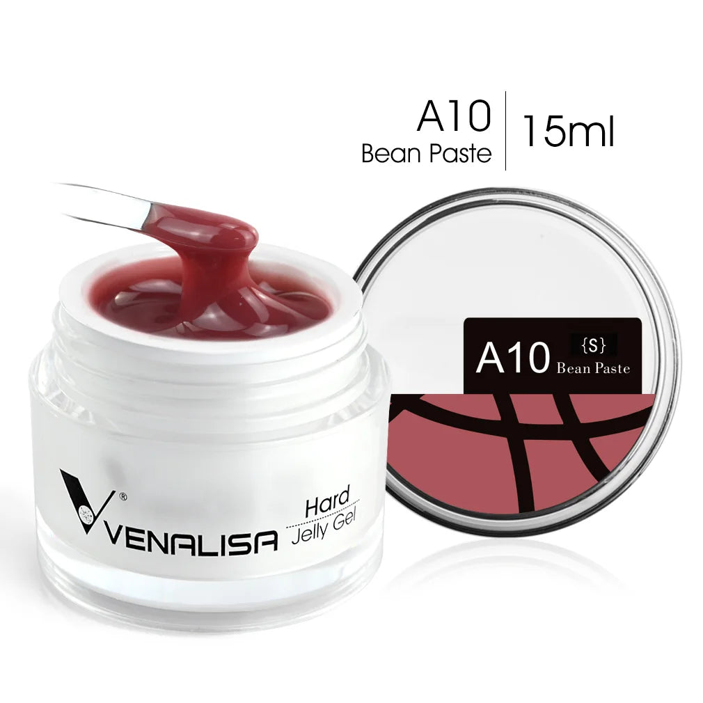 VENALISA 15ml Extension Jelly Gel Camouflage Color Nail Art Manicure Quality Poly Nail Gel Builder Extending UV LED Gel Nail
