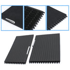 E70 E71 E72 Front Rear Interior Central Drink Water Cup Holder Cover Zipper Roller Blind Curtain For BMW X5 X6 2007-2014