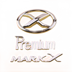 3D ABS MARK X Emblem Premium Car Badge X Rear Truck Car Stickers Car Decor For Toyota MARKX MARK-X Car Accessories