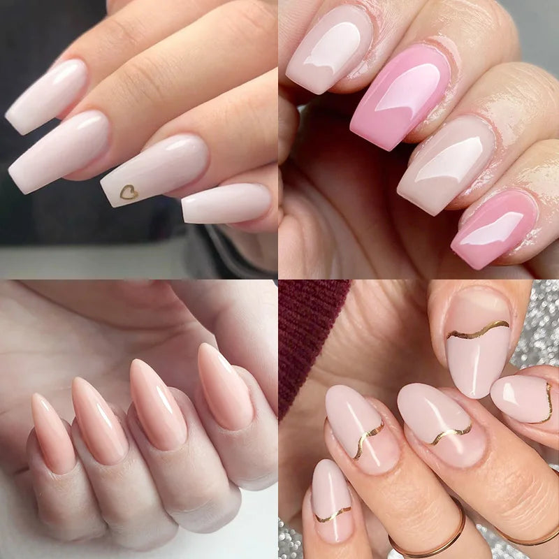 VENALISA 15ml Extension Jelly Gel Camouflage Color Nail Art Manicure Quality Poly Nail Gel Builder Extending UV LED Gel Nail