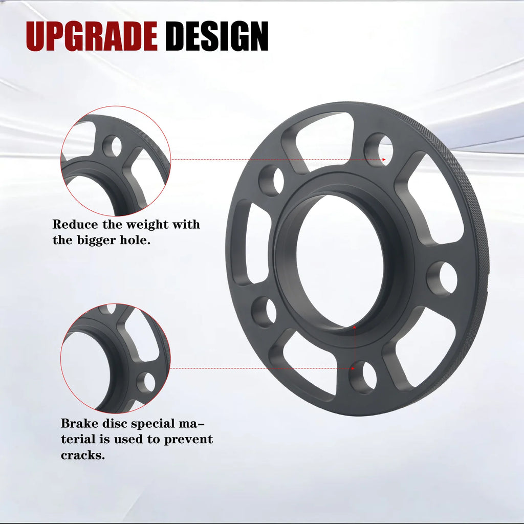 12/15/20mm Wheel Spacer Adapter PCD 5x112 CB 66.6mm-66.55mm 5-Lug Suit For Benz Car 2Pieces/set Aluminium 6061-T6