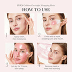 75ML PDRN Wrapping Face Mask Overnight Caffeine Collagen Peel Off Facial Mask Firming Hydration Glass Skin Korean Skin Care