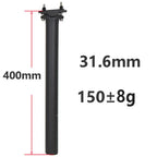 ELITA ONE Carbon Seat Post  25.4/27.2/30.9/31.6 MTB/Road Bike Seatpost  Ultralight 130g 62C