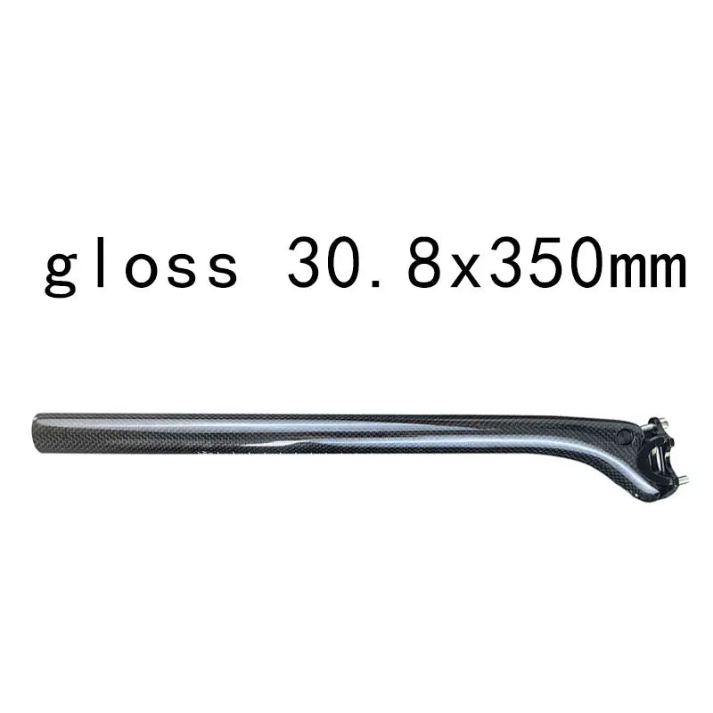 Carbon Fibre MTB Bike Seatpost 25.4/27.2/30.9/31.6mm Offset 20mm Road Bicycle seat post 3K carbon weave