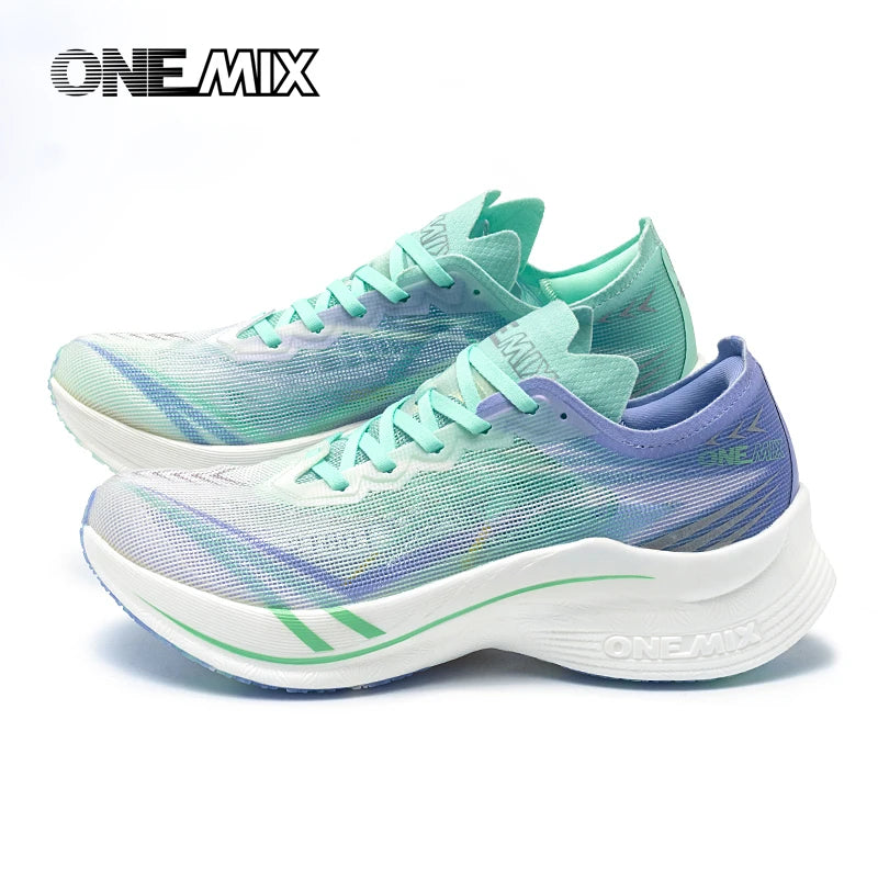 ONEMIX New Marathon Carbon Plate Running Racing Shoes Men Professional Stable Support Shock-relief Ultra-light Rebound Sneakers
